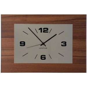 Stenska ura LESTUR TRENDY oreh